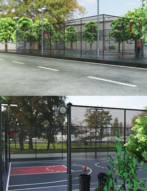 Click here to see preview images for "Outdoor Basketball" Outdoor Basketball