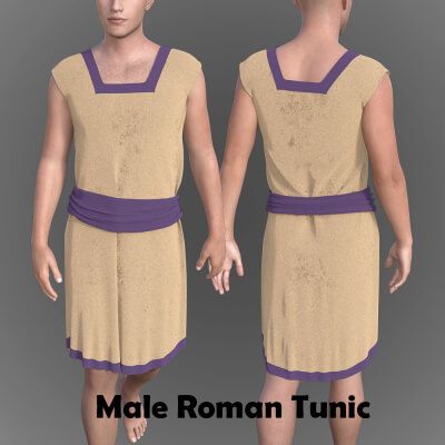 Click here to see preview images for "Male Roman Tunic for Genesis 8 Male" Male Roman Tunic for Genesis 8 Male
