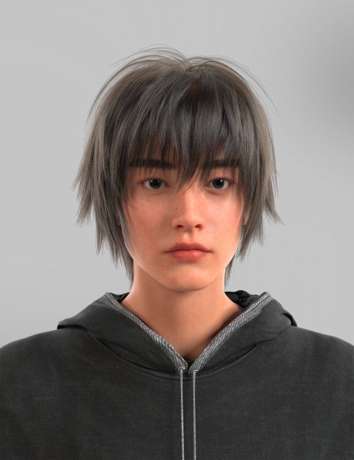 Click here to see preview images for "dForce XYZ Yagami Tsukimi Hair for Genesis 9" dForce XYZ Yagami Tsukimi Hair for Genesis 9