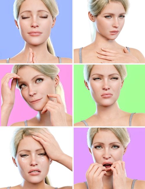 Click here to see preview images for "Z Basic Emotions 3 Expressions for Genesis 9" Z Basic Emotions 3 Expressions for Genesis 9