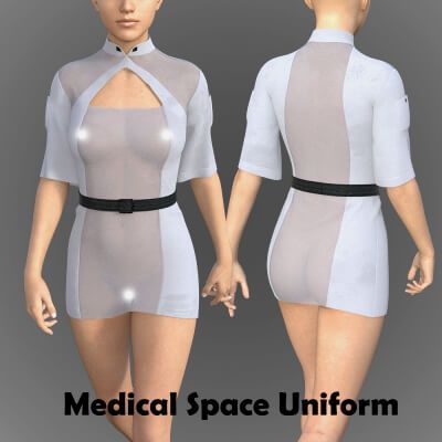 Click here to see preview images for "Medical Space Uniform for Genesis 8 Female" Medical Space Uniform for Genesis 8 Female