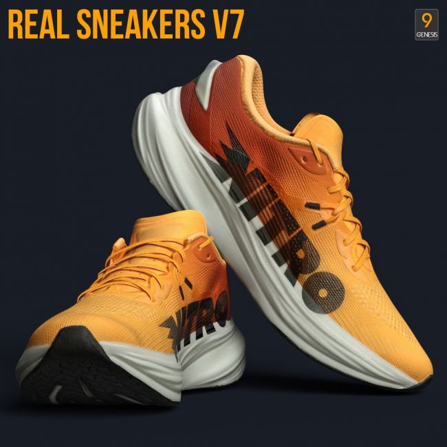 Click here to see preview images for "Slide3D Real Sneakers V7 for G9" Slide3D Real Sneakers V7 for G9