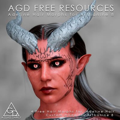 Click here to see preview images for "AGD Free Adeline Hair Morphs for Arthanine 8" AGD Free Adeline Hair Morphs for Arthanine 8