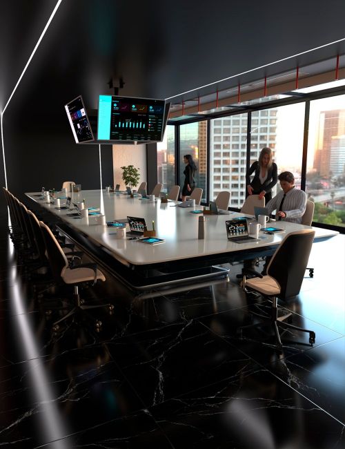 Click here to see preview images for "Modern Conference Room" Modern Conference Room