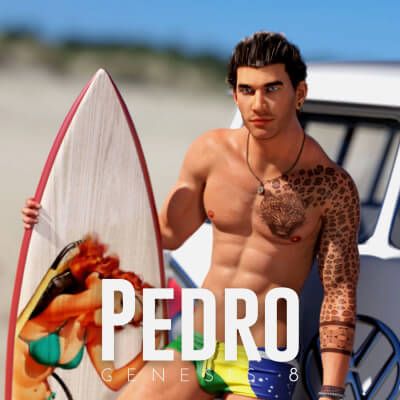 Click here to see preview images for "Pedro for Genesis 8 Male" Pedro for Genesis 8 Male