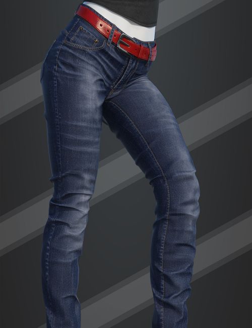 Click here to see preview images for "dForce SU Long Jeans for Genesis 9, 8.1, and 8 Female" dForce SU Long Jeans for Genesis 9, 8.1, and 8 Female