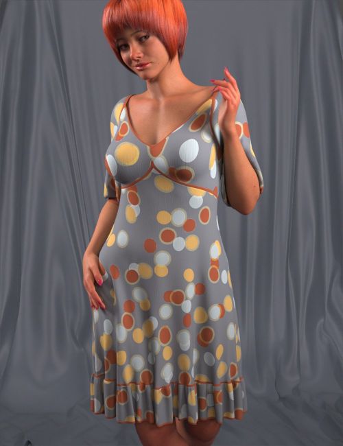 Click here to see preview images for "DNA Jan dForce Dress for Genesis 9" DNA Jan dForce Dress for Genesis 9