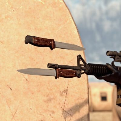 Click here to see preview images for "Bayonet 42 with Scabbard for DAZ3D" Bayonet 42 with Scabbard for DAZ3D