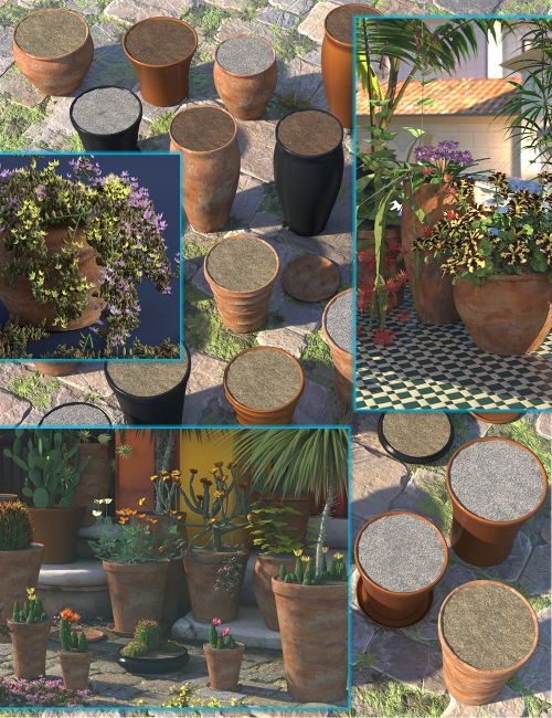 Click here to see preview images for "Plant Pots Vol 1" Plant Pots Vol 1