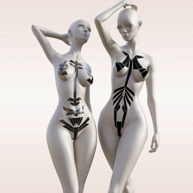 Click here to see preview images for "Cyber Bikini for G8 and G9 females" Cyber Bikini for G8 and G9 females