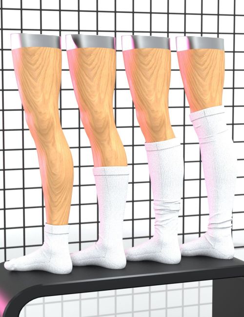 Click here to see preview images for "3DL Lots O' Socks For Genesis 8 Females" 3DL Lots O' Socks For Genesis 8 Females