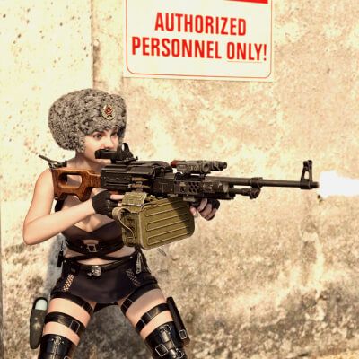 Click here to see preview images for "Pecheneg PKP TK Storm Machine Gun for G8f and G9" Pecheneg PKP TK Storm Machine Gun for G8f and G9