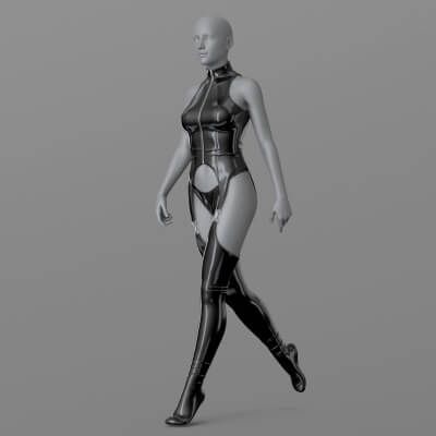 Click here to see preview images for "Bodysuit and Stockings" Bodysuit and Stockings