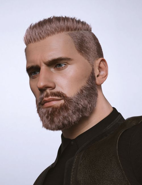 Click here to see preview images for "AK Invigorative Hair and Beard for Genesis 9" AK Invigorative Hair and Beard for Genesis 9