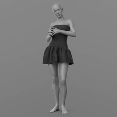 Click here to see preview images for "Short Dress G8" Short Dress G8