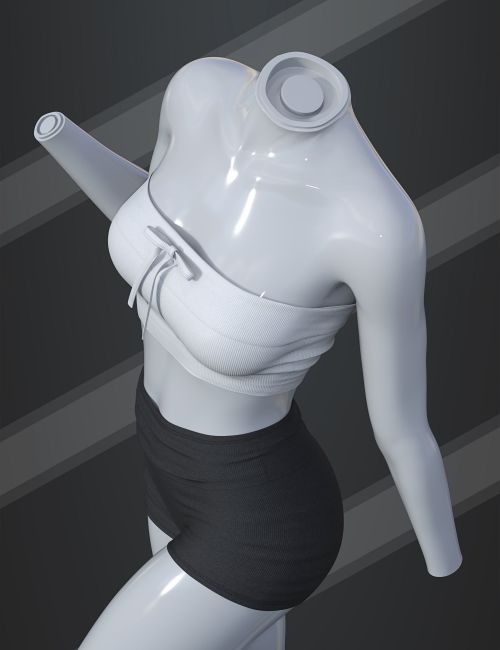 Click here to see preview images for "dForce SU Stylish Strapless Shorts Outfit for Genesis 9, 8.1, and 8 Female" dForce SU Stylish Strapless Shorts Outfit for Genesis 9, 8.1, and 8 Female