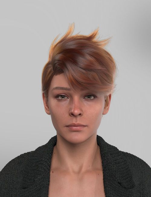 Click here to see preview images for "dForce XYZ Wan Hair for Genesis 9" dForce XYZ Wan Hair for Genesis 9