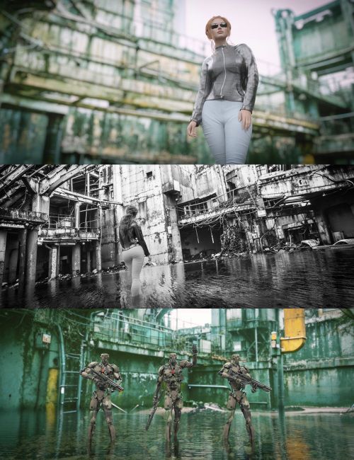Click here to see preview images for "Epic HDRI Cyberpunk Ruins" Epic HDRI Cyberpunk Ruins