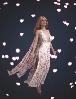 dForce GH Seraph Gown for Genesis 9 and 8 Female