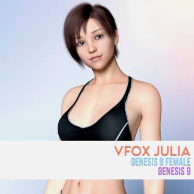 Click here to see preview images for "VFox Julia for Genesis 8 and 9" VFox Julia for Genesis 8 and 9