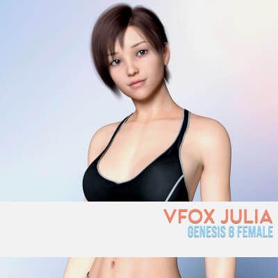 Click here to see preview images for "VFox Julia for Genesis 8 Female" VFox Julia for Genesis 8 Female