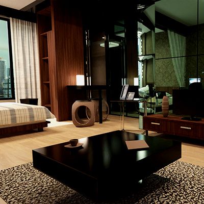 Click here to see preview images for "Elegant Bedroom" Elegant Bedroom