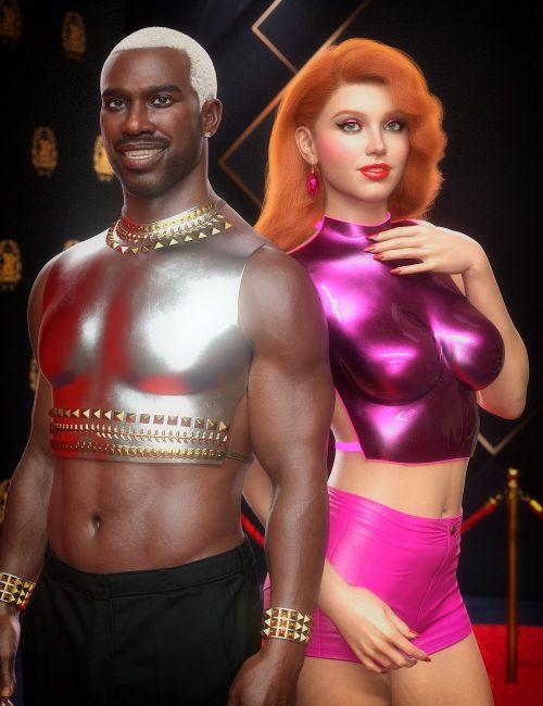 Click here to see preview images for "dForce Chestplate Couture for Genesis 9" dForce Chestplate Couture for Genesis 9