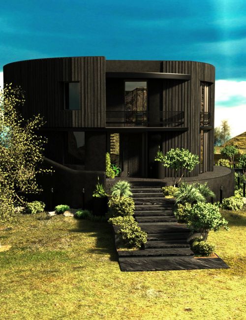 Click here to see preview images for "Black Round House" Black Round House