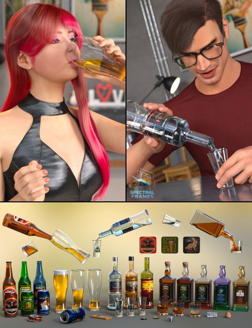 Click here to see preview images for "Bad Habits: Alcohol Drinking Smartprops & Poses For Genesis 8 and 9" Bad Habits: Alcohol Drinking Smartprops & Poses For Genesis 8 and 9