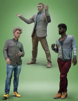 dForce Casual Clothing Outfits Volume 1 for Genesis 9