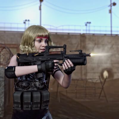 Click here to see preview images for "OTS-14 Groza Rifle with Launcher for G8F and G9" OTS-14 Groza Rifle with Launcher for G8F and G9