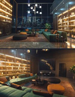 Polish Luxury Condo Livingroom