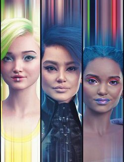 PTF CyberLuxx Makeup Collection for Genesis 9