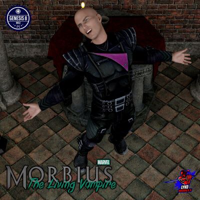 Click here to see preview images for "Lyko3D Modern Comic Morbius Outfit for G8M" Lyko3D Modern Comic Morbius Outfit for G8M
