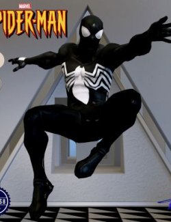 Lyko3D Spider-Man Comic Black Suit for G8M