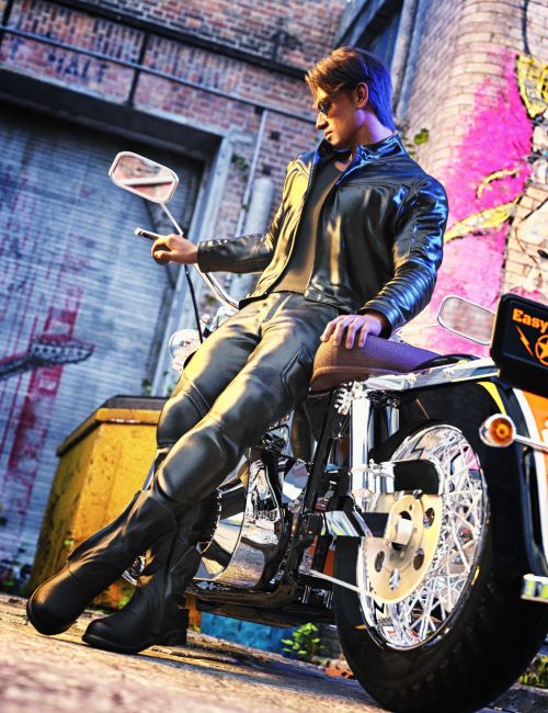 Click here to see preview images for "X-BIT Motorcycle Leather Suit Wanderer Bundle" X-BIT Motorcycle Leather Suit Wanderer Bundle