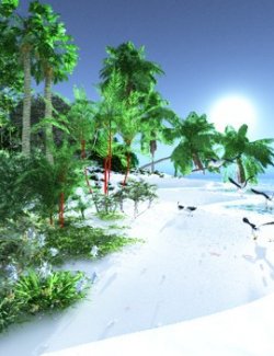 EVERYPlant Tropical Beach Biome for Daz