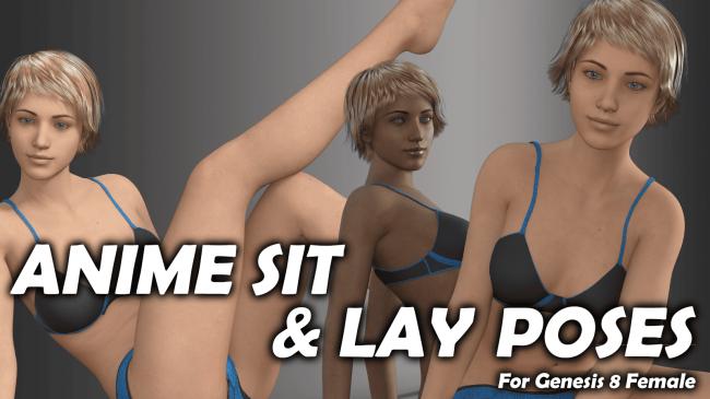 Click here to see preview images for "Anime Sit And Lay Poses for Genesis 8 Female" Anime Sit And Lay Poses for Genesis 8 Female