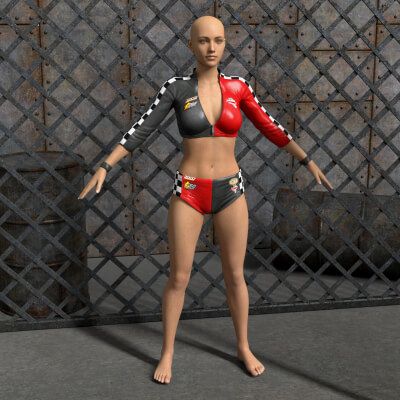 Click here to see preview images for "Lyko3D Racer Babe 61225 for G8F" Lyko3D Racer Babe 61225 for G8F