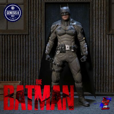 Click here to see preview images for "Lyko3D The Batman Film Outfit for G8M" Lyko3D The Batman Film Outfit for G8M