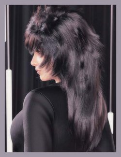 dForce Nirv Jellyfish Inspired Fragmented Hair for Genesis 9