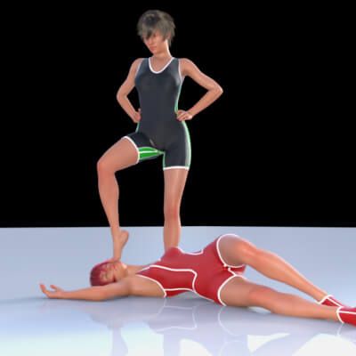 Click here to see preview images for "Femdom and Wrestling Poses 2 for Genesis 8 Female(s)" Femdom and Wrestling Poses 2 for Genesis 8 Female(s)