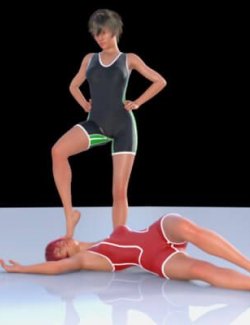 Femdom and Wrestling Poses 2 for Genesis 8 Female(s)