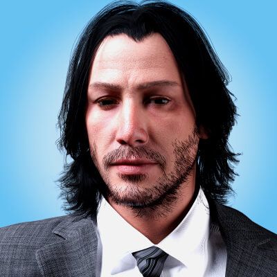 Click here to see preview images for "John Wick Character & Hairs for G9" John Wick Character & Hairs for G9