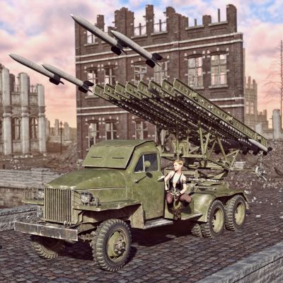 Click here to see preview images for "Katyusha BM 13N Rocket Vehicle WT for DAZ3D" Katyusha BM 13N Rocket Vehicle WT for DAZ3D
