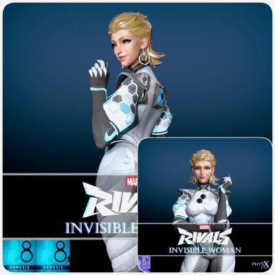 Click here to see preview images for "Marvel Rivals - Invisible Woman Genesis 8 & 9 Bundle" Marvel Rivals - Invisible Woman Genesis 8 & 9 Bundle