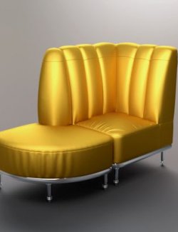 AQ3D Master Sofa 166