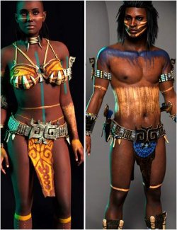 Twizted Tribal Paints 2 for Genesis 9