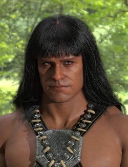 Untamed Long Hair for Genesis 9, 8.1 and 8