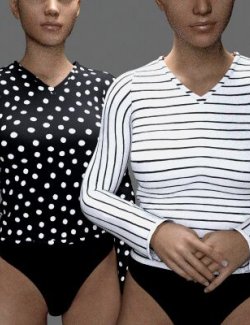 MS V Neck Long Sleeve (G8F and G9)